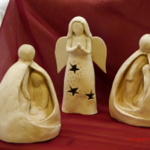 Karin Schenk - Weihnachtliche Keramik (c) Carola Peters